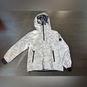 Camouflage Hooded Bogner Fire + Ice reflective Jacket